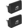 ECSiNG 2 coperture per pulsanti alzacristalli anteriori sinistri, 81258067092, compatibili con MAN Trucks TG Series 2000-2020