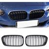 TTCR-II Compatibile con BMW F20 Griglia, Griglia a Doppia del Radiatore Nera per BMW Serie 1 F20 F21 2015-2018 114 116 118 120 125 M135 M140, Numero OE: 51137371685 51137371686 51137371687 51137371688