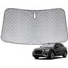 JinsenTGG Copertura del Parabrezza Dell'auto Sostituzione per Audi Q2 2016-2026, Parasole per Parabrezza per Auto all'interno Pieghevole, Protezione Antipolvere Riflettente UV