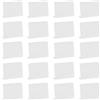 SagaSave 20 mini lavagne in acrilico, 100 x 75 mm, cancellabili, a forma di L, per buffet, matrimoni, feste (bianco)