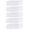 SagaSave 50Pcs 70x42mm trasparente porta etichette in plastica, supporto per display in PVC per cartellini di prezzo per biglietti di nome per negozio di supermercati