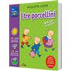 Nicoletta Costa I Tre Porcellini-All'interno del libro sono contenuti: 6 pagine di Sticker da Parete 1 poster siliconato con una doppia ambientazione per inventarsi tante storie e decorare le pareti della cameretta.