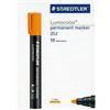 Staedtler 352-4 Marcatore Permanente | Punta arrotondata, a prova di sbavature su metallo e vetro - resistente all'acqua, permanente - cod. art. 352-4