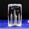 BOOFIRE Statua di cristallo della libertà/Empire State Building statua di New York 3d inciso al laser cubo di cristallo incisione per la decorazione domestica regalo di viaggio ..