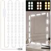 URAQT Luci da Specchio USB per Trucco, 5 m Luci per Make Up, 3 Modalità di Colore, 10 Livelli di Luminosità, Kit per Specchio da Bagno e Toeletta, Ideale per Decorazione Camera e Arredamento
