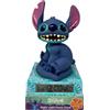 CARTOON Lampada 3D con sveglia Stitch Disney luce notturna a led da comodino personaggio tridimensionale con sveglia digitale integrata