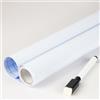 JOLIHOME Lavagna Autoadesiva da Parete Rotolo Adesivo Impermeabile Rimovibile Carta Bianca per Home Office Scuola Menu Ristorante 90x400cm