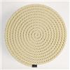 LOUIKAY Cordino Macrame, 15m x 10mm Filo in Cotone Naturale Corda Macrame Intrecciato Corda di Canapa per Fai-da-Te, Giardino, Decorazione Artigianale (Beige)