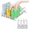 KYYGKY Automatico Dispenser Lattine Organizer Frigorifero Salvaspazio Ferma Bottiglie per Frigorifero Organizzatore Bevande Portabottiglie Frigo Accessori per Frigo Cucina Dispensa Controsoffitto