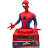 CARTOON Lampada 3D con sveglia Spiderman Marvel luce notturna a led da comodino personaggio tridimensionale con sveglia digitale integrata