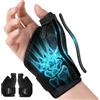 AYBUY 2PCS Tutore Pollice, Tutore Pollice regolabile, tutore pollice Mano, Supporto Stabilizzante e Immobilizzante per Polso, Stabilizzatore Per pollice Traspirante per Lavoro,nero(Destro e Sinistro)
