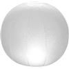 Intex 28693 - Luce Galleggiante Rotonda, Batterie, Vinile, Bianco, 23x22 cm