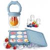 WeSweet Mangiatoia per frutta, in silicone, per alimenti per bambini, per latte materno e ghiaccioli, stampi per la dentizione del bambino e per l'alimentazione autonoma, ideale come regalo per la