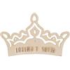 nagu® Nomi in Legno Personalizzati | Targa Decorativa Grande per Cameretta Neonato, Bambino o Bambina | Lettere Adesive per Personalizzare il Nome, Decorazione Murale