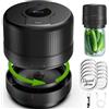 Wothfav Elctrtici Mason Jar Vacuum Sealer, Macchina Sottovuoto per Barattoli Vetro, Kit Sigillatore Sottovuoto Elettrico per Barattoli da Muratore, Conservazione e Fermentazione degli Alimenti