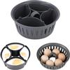 XJLyaya Cuociuova Bimby Compatibile Con Tm5, Accessori Bimby per Cucinare le Uova, Portauovo 2 in 1, Compatibile Con Gli Accessori Thermomix Tm5 Tm6, Dotato Di Quattro Scomparti Indipendenti