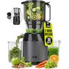 LEBENLANG Estrattore frutta e verdura - Incl. ricettario & 130mm apertura