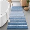 SHACOS Tappetino per Bagno Antiscivolo 60 x 120 cm, Tappeto Morbido e Lavabile, Tappeti Microfibra Assorbente, Blu
