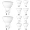 Liuyife 10 Pezzi Faretti LED GU10 Da 5W, Bianco Neutro 4000K, 5W Equivalenti a 50W Alogeni, Angolo Di Emissione Di 120 Gradi, Basso Consumo Energetico, Adatti per Pendenti a Soffitto, Illuminazione a Incasso