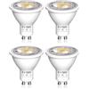 DoRight 5W Lampadine LED GU10, Lampadine LED Spot MR16 GU10 Bianco Caldo 3000K, 400lm Equivalente a 40W Lampade a Risparmio Energetico, AC 220-240V, Angolo del fascio 38°, Dimmerabili, Confezione da 4
