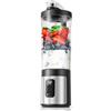 AMZCHEF Frullatore portatile da 600 ml, con 6 lame, 120 W, ricarica rapida tramite USB-C, IPX6, impermeabile, senza BPA, mini mixer per frullati in polvere proteica
