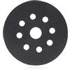 DFS Cuscinetto morbido Ø 125 mm 8 fori su 65 mm in schiuma (morbida) per carta vetrata - Pad interface-Pad soft, buffer Pad per piatto abrasivo/lucidante