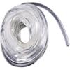 Generic Hotooldo - Guarnizione per bordi in PVC, con guarnizione a U, adatta a bordi spessi 14-15 mm, lunghezza 3 m, altezza 1,2 cm, resistente alle intemperie, trasparente, 12 mm x 19 mm