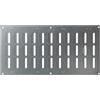 Steinberg14 400x200mm Regolabile Griglia di Ventilazione in Metallo Zincato - Griglie D'Aerazione con Lamelle Richiudibili