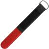 Lumonic 10 Pezzo Fascette in Hook + Loop nero/rosso | 800x38mm | normale | Robusto occhiello in metallo, hook + look per cavi riutilizzabile più volte | Semplice gestione e organizzazione dei cavi