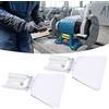 GAESHOW 2Pcs Paraocchi per Smerigliatrice da Banco, Grinder Bench Eyeshield, Accessori per Fissaggio Scudo Custodia in Acciaio Inossidabile 304, per Smerigliatrici Banco 200/250, Accessori Per Elettroutensili