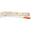 2.0 OUTILLAGE CARRELEUR Artisan français Kit mini rullo pelo di coniglio 10 cm con manico 60 cm - applicazione primer, resina, colla, idrorepellente e pittura - rullo preciso e durevole - Outillage Carreleur 2.0
