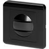 Miratic Rilevatore di Movimento da Incasso Scatola Ø60 mm - 2 Fili 160° Portata: 9m Compatibile con LED: 5W-75W Regolazione TIME e LUX IP20 (nero)