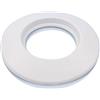 TYGERIX® Rosone Coprimuro Bianco in Silicone per Tubi da 60 mm | Rosetta Flessibile Copriforo da Muro per Canna Fumaria di Stufe a Legna, Pellet e Caldaie | Morbido | Altissima Resistenza al Calore