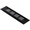TopHomer Griglia di ventilazione rettangolare, 150 mm x 50 mm, in lega di alluminio, copertura di ventilazione da parete, per zoccolo della cucina, armadio