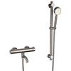 HomeLava Colonna Doccia con Miscelatore Termostatico, Rubinetto per Vasca da Bagno con Doccetta e Termostato, Rubinetto Doccia in Acciaio Inox