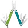 Leatherman Micra - Multiutensile Portachiavi in Acciaio Inossidabile con Forbici a Scatto e 9 Utensili - Verde Petrolio
