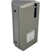 XONI Custodia ad angolo 45° grigio metallizzato compatibile con videofono Comelit QUADRA
