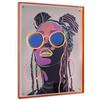 Mirrors and More Mirrors & More Amira 83420217 - Immagine a LED in vetro acrilico, multicolore albicocca