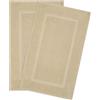 Hammetex Tappetini da Bagno Set da 2 51x86 cm, 900 g/m², 100% Cotone | Certificato OEKO-TEX, spugna morbida & assorbente, lavabile, tappeto in spugna per bagno, doccia & WC