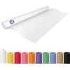 IDL Packaging Rotolo di carta kraft bianca, 91,4 x 3048 cm (30,5 m), spessore 22,7 kg, carta da regalo bianca per imballaggio, trasloco, spedizione e artigianato/arte, rotolo di carta naturale