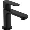 hansgrohe Rebris S rubinetto da bagno per acqua fredda con altezza bocca 80mm, miscelatore senza scarico, nero opaco