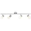 Brilliant, Set di faretti LED da soffitto, regolabili, 4 luci