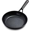 GreenPan SmartShape Padella in Ceramica Sana Antiaderente da 24 cm, Senza PFAS, Adatta all'Induzione, Sicura al Forno, Lavabile in Lavastoviglie, Nero