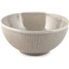 H&H Insalatiera in Stoneware Yucatan 23 cm - Colore Beige - Design Minimal con Effetto Reactive e Texture Materiche - Perfetta per Insalate, Piatti Unici e Contorni - Adatta anche alla Ristorazione