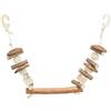TRIXIE Altalena da rosicchiare, noce di cocco/legno/rattan, 20 × 30 cm