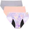 Neione Ragazza Mutande Ciclo Mestruale Flusso Abbondante Slip Mestruali Adolescenti Hipster Pacco da 3 Galaxy 10-12 Anni