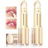 Looxbety 2 Pcs Reveline Rossetto Adattivo, Rossetto PH Reagente, Cura delle labbra | Foglia Gold Lipstick Color-Changing, Burrocacao Idratante, Tenuta 24 ore, PH Temperature Lip Balm