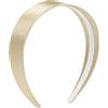 BLNC Fascia Larga per Capelli Antiscivolo in Tinta Unita per Ragazze e Donne, Accessori per Capelli, Cosplay, Fai da te, Costumi per Feste (Champagne)