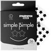 Simple Pimple Pimple Patch Invisibile, Patch Brufoli Acido Salicilico, Tea Tree e Centella Asiatica | Cerotti Brufoli Idrocolloidali, Pimple Patches per Asciugare ed Eliminare le Impurità (36, Black)