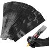 ATOMUS 200 Pezzi Usa E Getta Tattoo Pen Sleeves Cover Bags Tattoo Pen Custodia Plastica Tatuaggio Macchina Accessori (Black Large bag 200pcs)